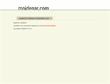 Tablet Screenshot of mojdenar.com